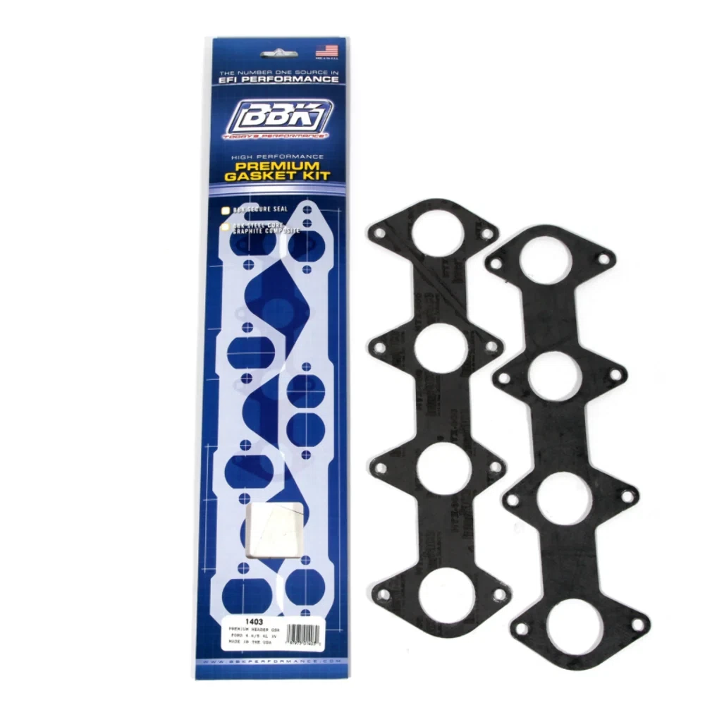 Premium Header Gasket Set Fits Ford 4.6 _ 5.4L-3V (Pair)-1403